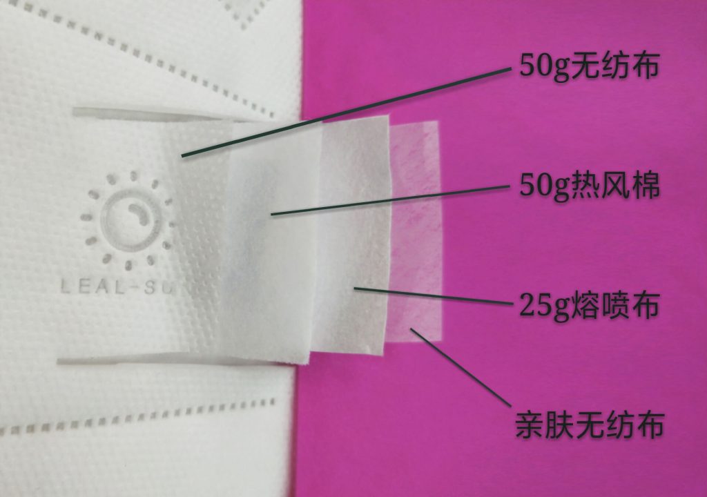 立晟kn95口罩多层设计
